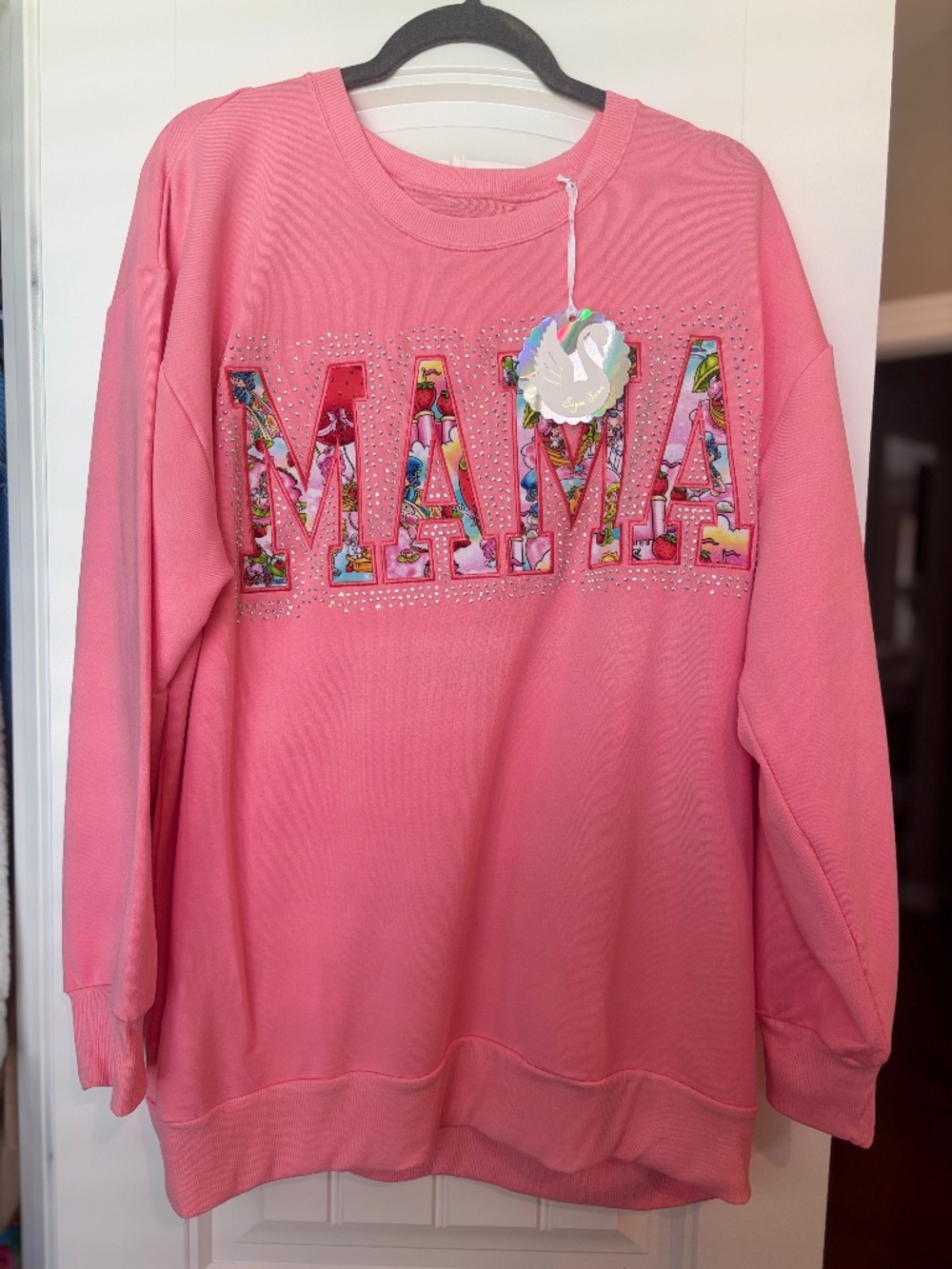 Sugar Swan Strawberry Shortcake Mama Crew XXL
